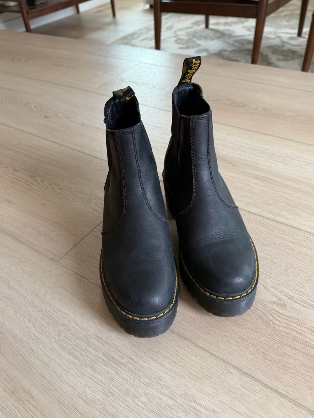 Dr. Martens Black Leather Boots